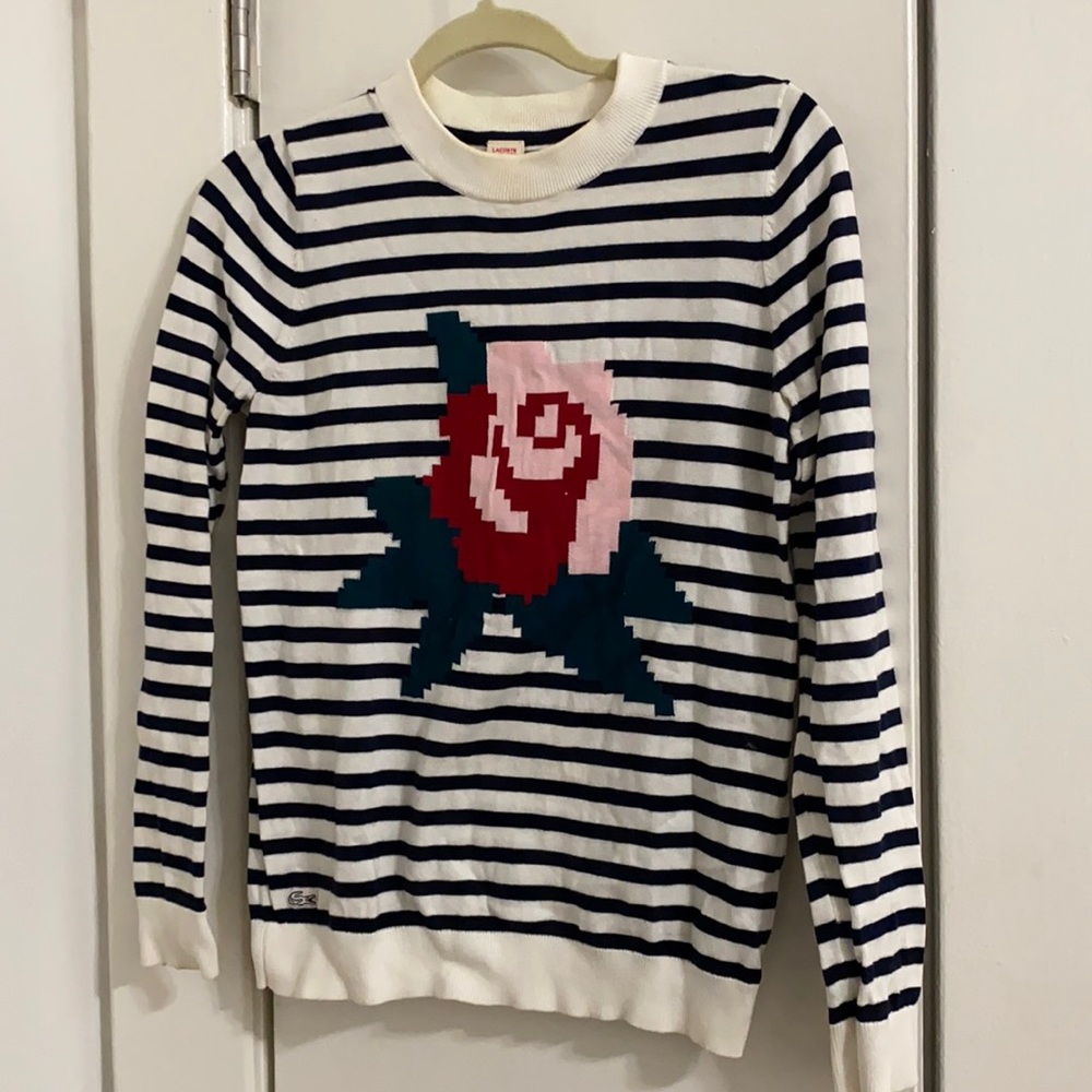 Lacoste graphic sweater